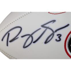 Roquan Smith Autographed/Signed Georgia Bulldogs Logo Football Beckett 53942