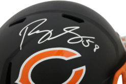 Roquan Smith Autographed Chicago Bears Black Matte Replica Helmet BAS 25839