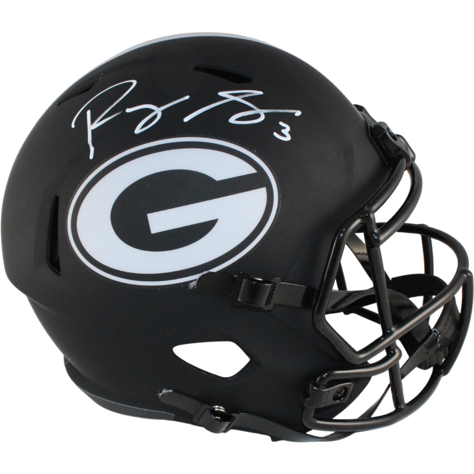 Roquan Smith Autographed Georgia Bulldogs F/S Eclipse Helmet Beckett 53944