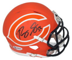 Roquan Smith Autographed/Signed Chicago Bears AMP Mini Helmet BAS 25841