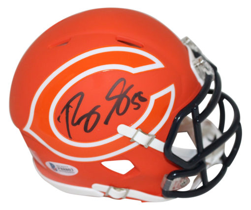 Roquan Smith Autographed/Signed Chicago Bears AMP Mini Helmet BAS 25841