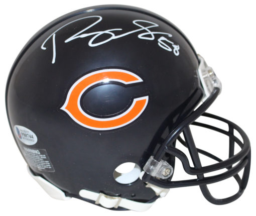 Roquan Smith Autographed/Signed Chicago Bears Mini Helmet BAS 27202