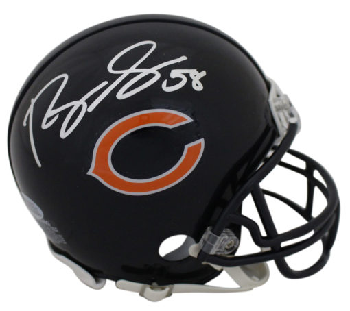 Roquan Smith Autographed/Signed Chicago Bears Mini Helmet BAS 24480