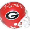 Roquan Smith Autographed/Signed Georgia Bulldogs Mini Helmet BAS 25846