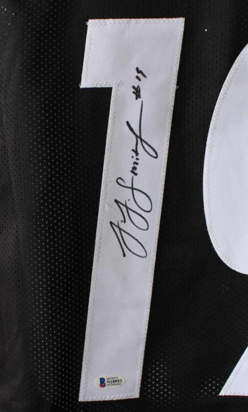 JuJu Smith-Schuster Autographed Pittsburgh Steelers Black XL Jersey BAS 24110