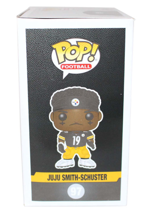 JuJu Smith-Schuster Signed Pittsburgh Steelers NFL Funko Pop BAS 24112