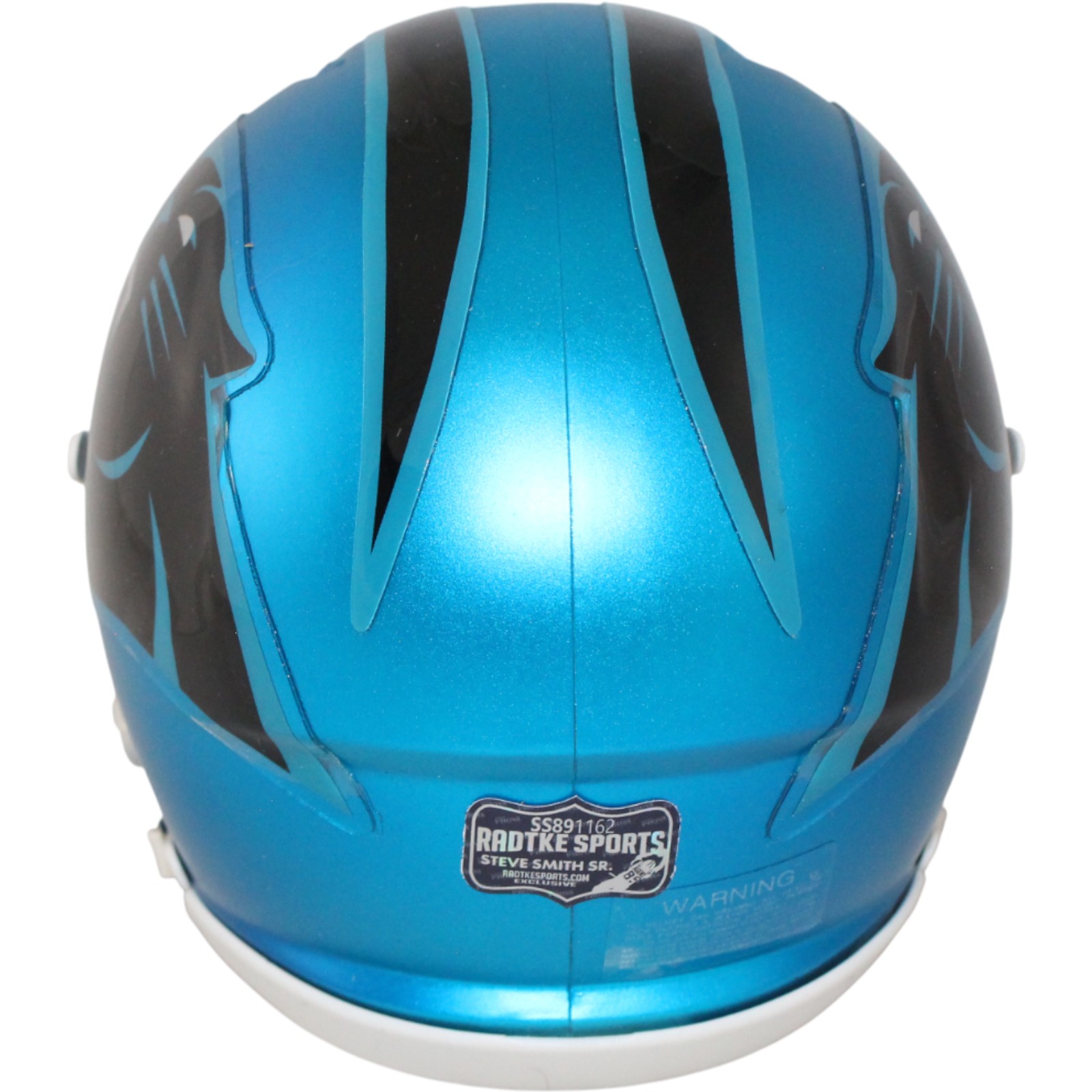 Steve Smith Autographed/Signed Carolina Panthers Mini Helmet Blaze Radtke 53144 3 Steve Smith Autographed/Signed Carolina Panthers Mini Helmet Blaze Radtke 53144