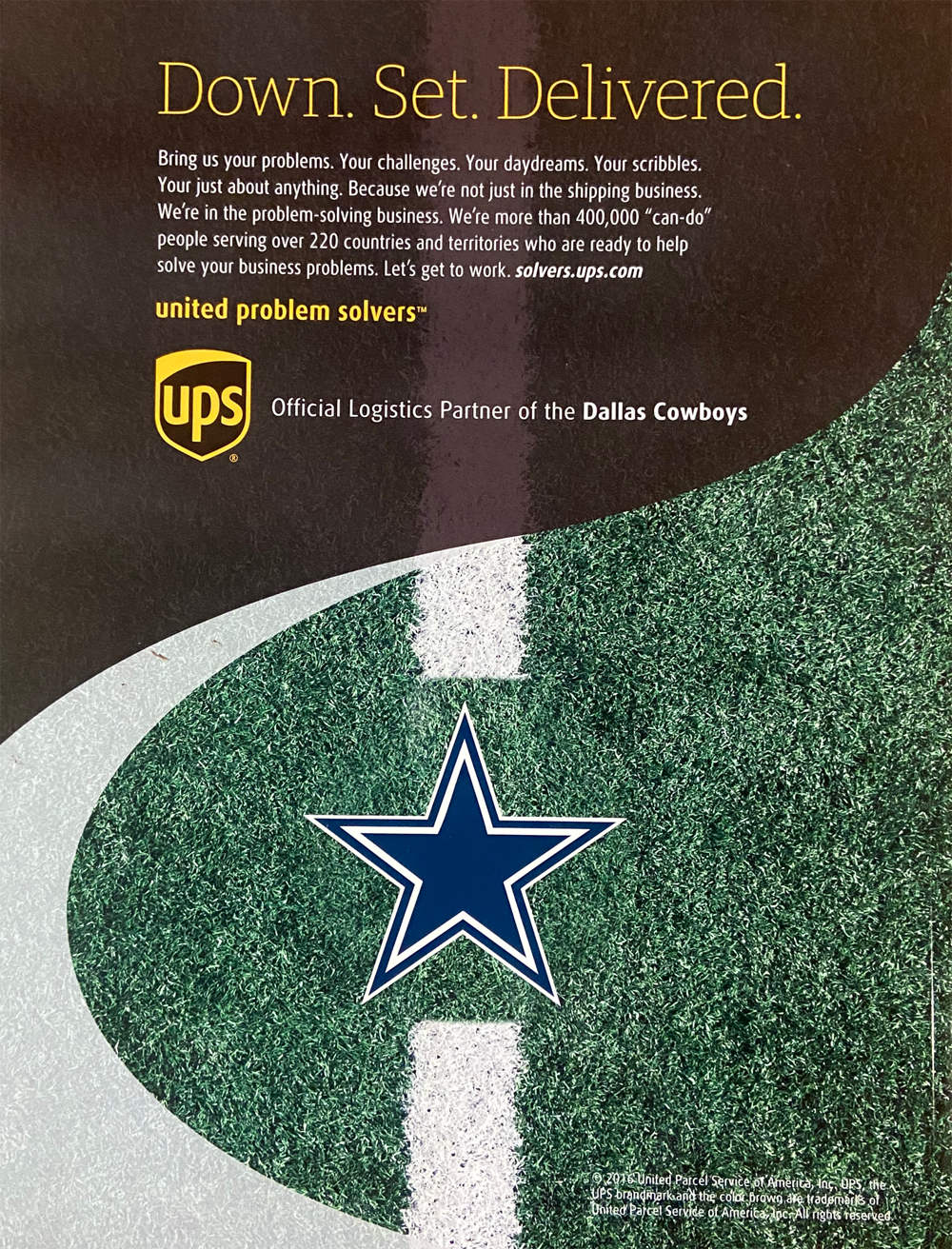 Tyron Smith Autographed Cowboys 10/9/2016 Star Gameday Magazine BAS –  Denver Autographs