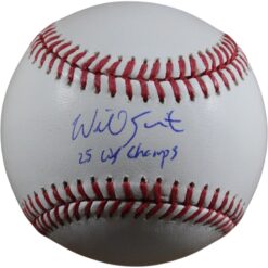 Will Smith Signed Los Angeles Dodgers OML Baseball 25 WS Champs Fanatics 56566