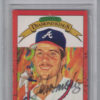 John Smoltz Signed Atlanta Braves 1990 Donruss Diamond Kings Card BAS 27053