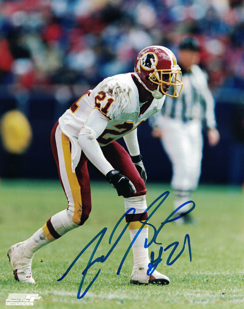 Fred Smoot Autographed/Signed Washington Redskins 8x10 Photo 27928