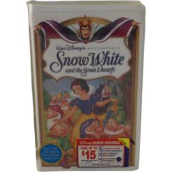 Walt Disney Snow White and The Seven Dwarfs VHS Movie Clamshell Sealed VHS 55492