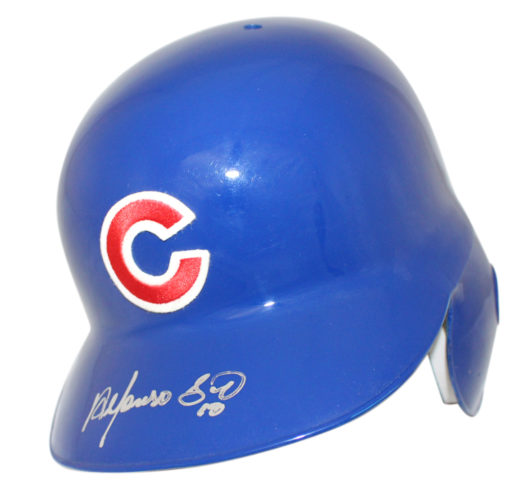 Alfonso Soriano Autographed Chicago Cubs Replica Batting Helmet JSA 24715