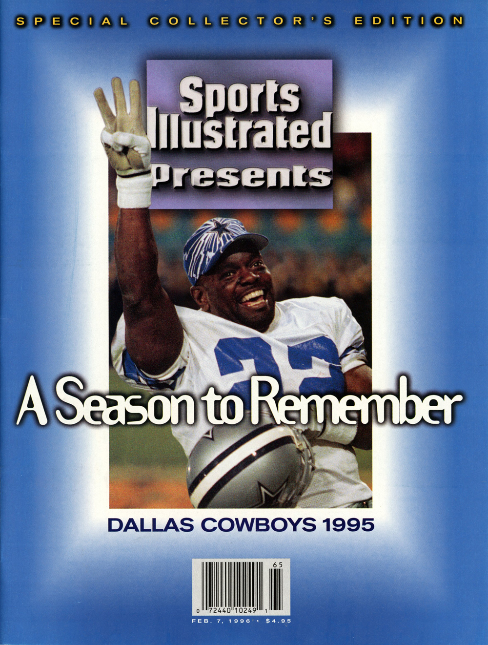 Dallas Cowboys 1995 Sports Illustrated Magazine Season To Remember