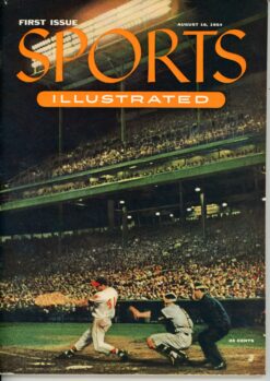 08/16/1954 Sports Illustrated Magazine First Issue No. 1 w/Cards Original 56058