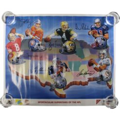 Favre Elway Aikman Favre Marino Bledsoe NFL 20x24 Sportacular Quarterbacks 57561