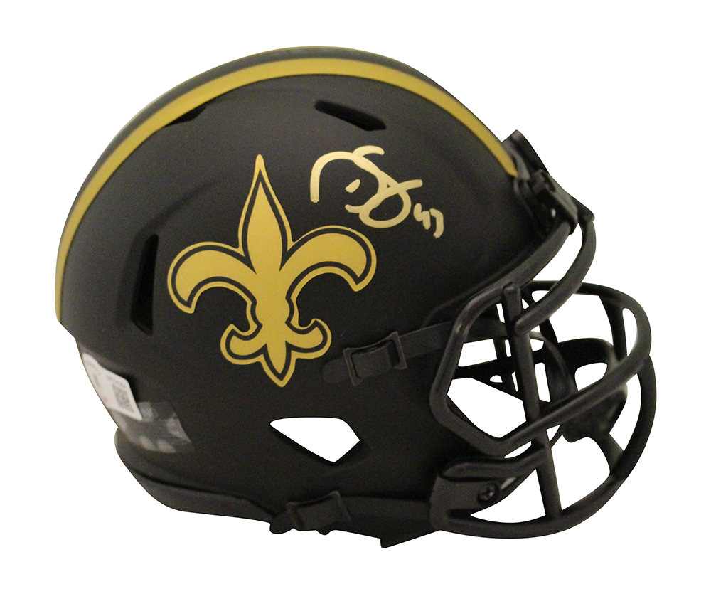 Darren Sproles Autographed New Orleans Saints Eclipse Mini Helmet Beckett