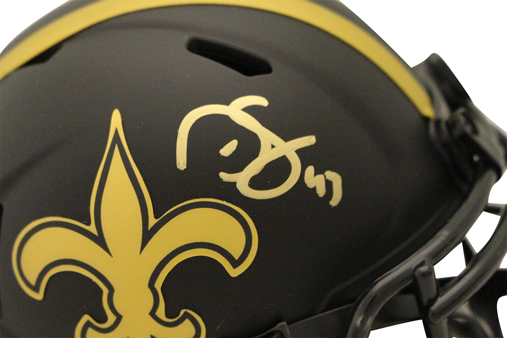 Darren Sproles Autographed New Orleans Saints Eclipse Mini Helmet Beckett