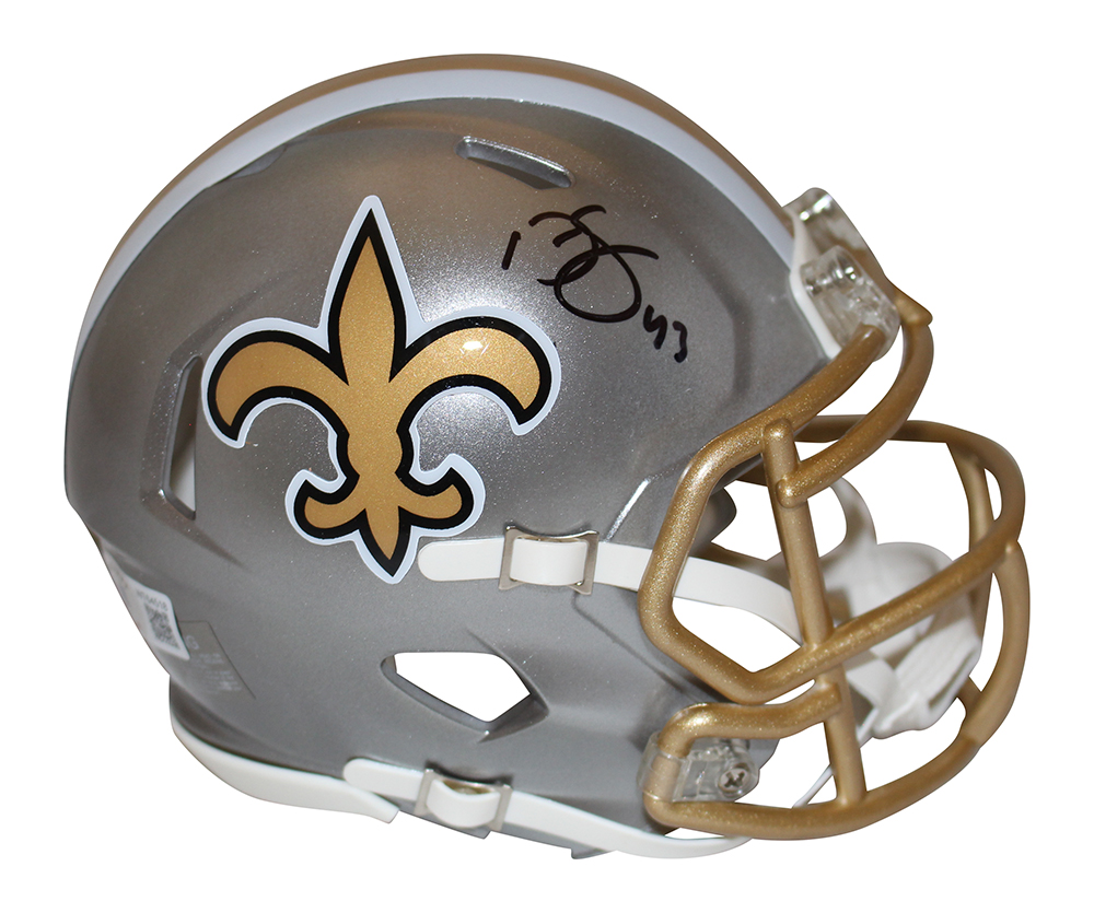 Darren Sproles Autographed New Orleans Saints Flash Mini Helmet Beckett