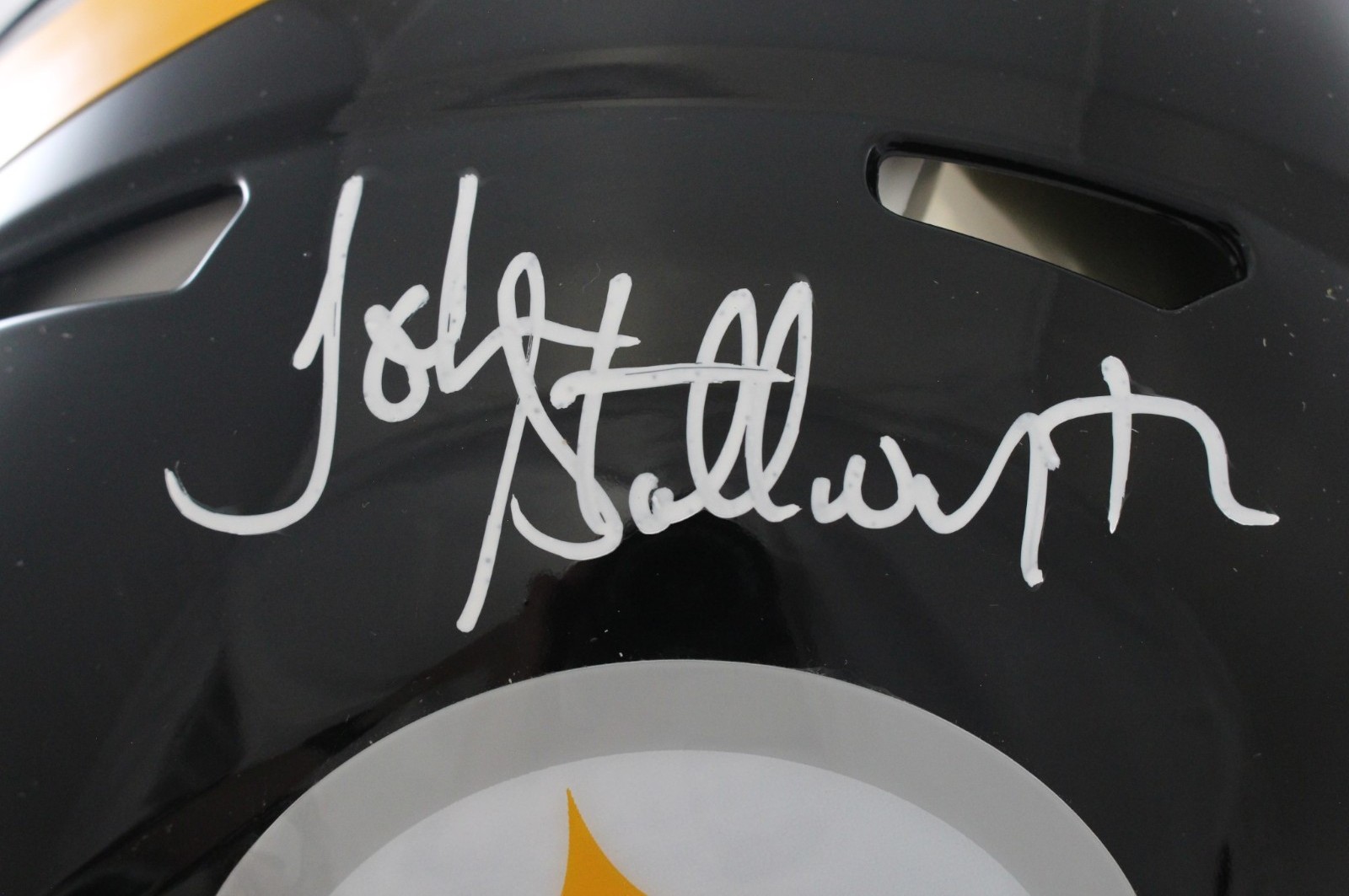 John Stallworth Autographed/Signed Pittsburgh Steelers Authentic TB Helmet 57147 2 John Stallworth Autographed/Signed Pittsburgh Steelers Authentic TB Helmet 57147