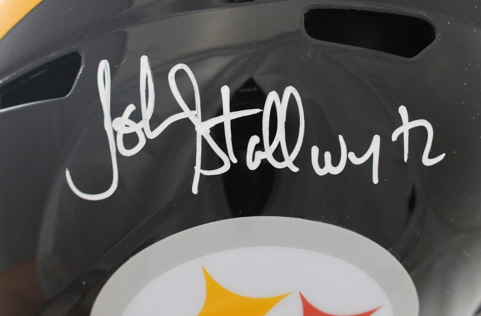 John Stallworth Autographed/Signed Pittsburgh Steelers F/S TB Helmet 57151 2 John Stallworth Autographed/Signed Pittsburgh Steelers F/S TB Helmet 57151