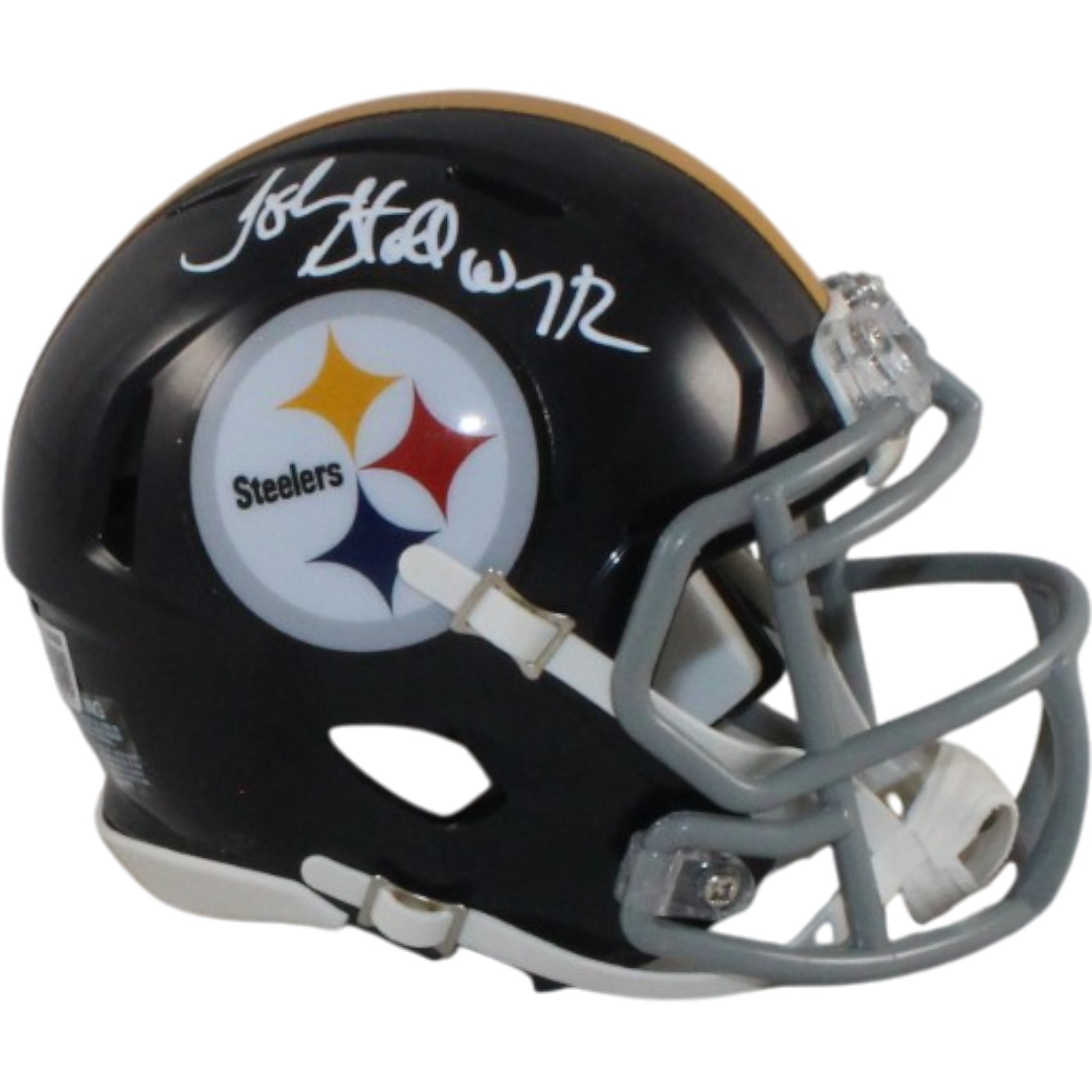 John Stallworth Autographed Pittsburgh Steelers TB Mini Helmet Beckett 57165