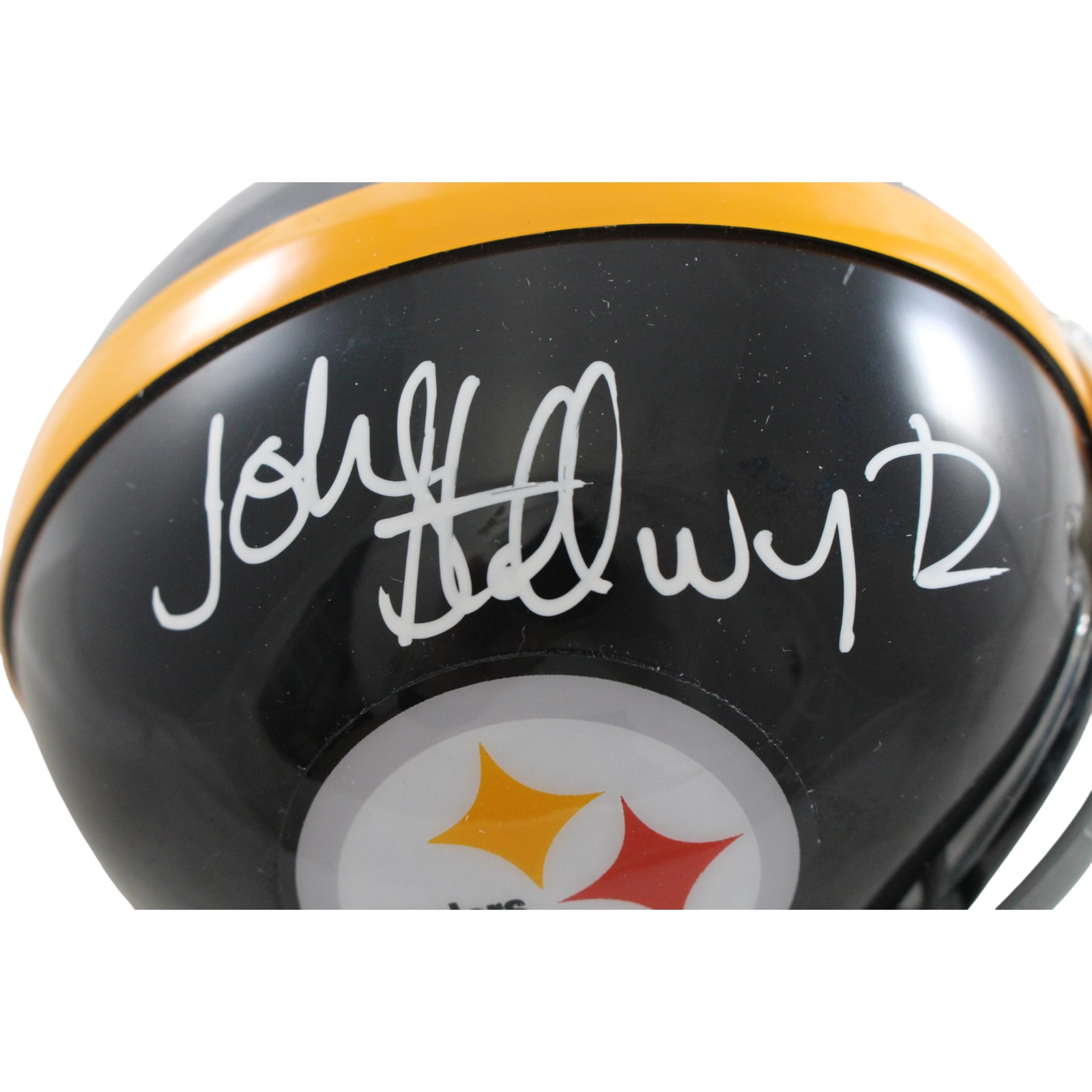 John Stallworth Signed Pittsburgh Steelers VSR4 TB Mini Helmet Beckett 57161 2 John Stallworth Signed Pittsburgh Steelers VSR4 TB Mini Helmet Beckett 57161