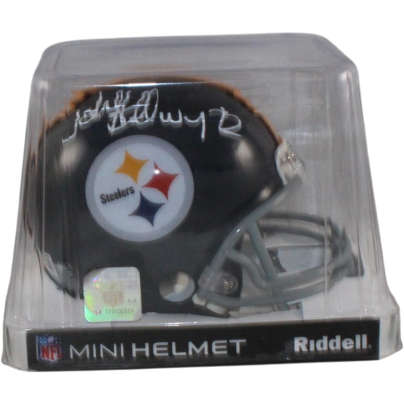 John Stallworth Signed Pittsburgh Steelers VSR4 TB Mini Helmet Beckett 57161 5 John Stallworth Signed Pittsburgh Steelers VSR4 TB Mini Helmet Beckett 57161
