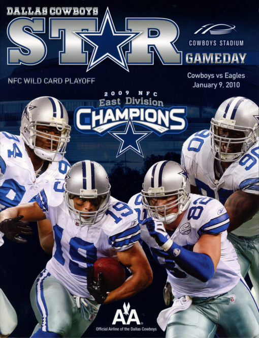 Dallas Cowboys 2010 Wild Card Gameday Star Magazine vs Eagles