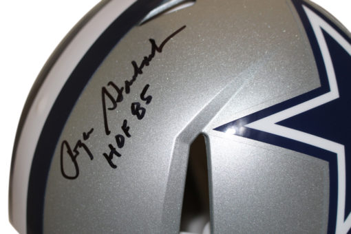 Roger Staubach & Tony Dorsett Signed Authentic Speed Helmet HOF Beckett