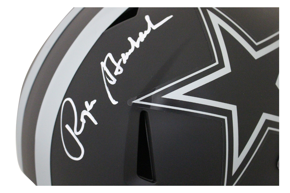 Roger Staubach Autographed Dallas Cowboys Eclipse Replica Helmet BAS 27450