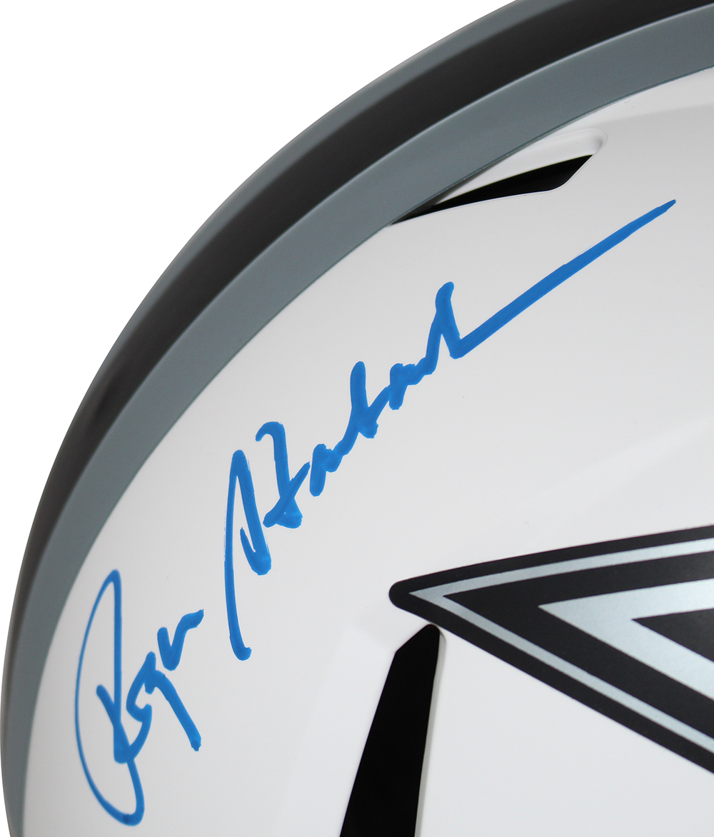 Roger Staubach Autographed Dallas Cowboys Authentic Lunar Helmet BAS 32572