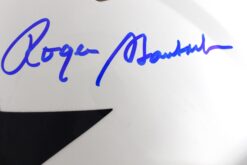 Roger Staubach Autographed Dallas Cowboys Authentic TB Helmet Beckett WIT 52771