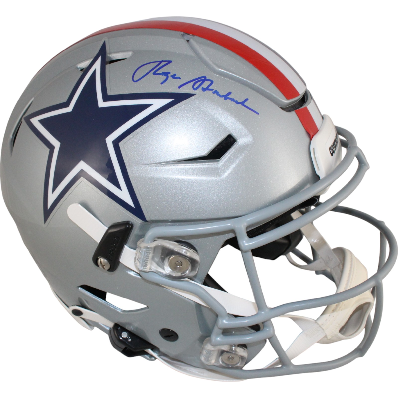 Roger Staubach Autographed Dallas Cowboys SpeedFlex 76 TB Helmet Beckett 50063