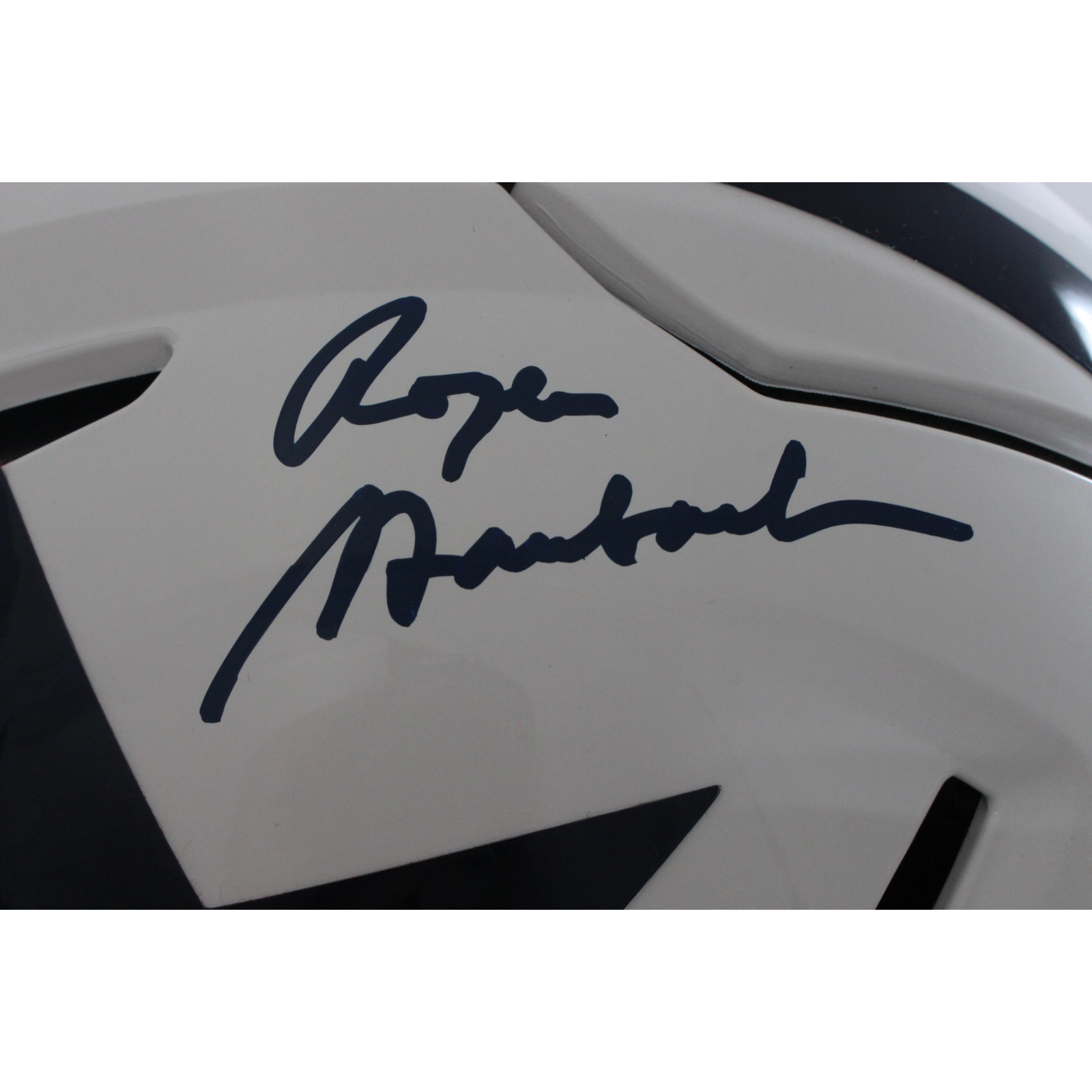 Roger Staubach Autographed Dallas Cowboys SpeedFlex TB Helmet Beckett 57304 2 Roger Staubach Autographed Dallas Cowboys SpeedFlex TB Helmet Beckett 57304