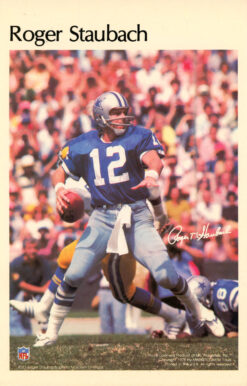 Roger Staubach Dallas Cowboys Mini Poster 47/50 Marketcom 46206