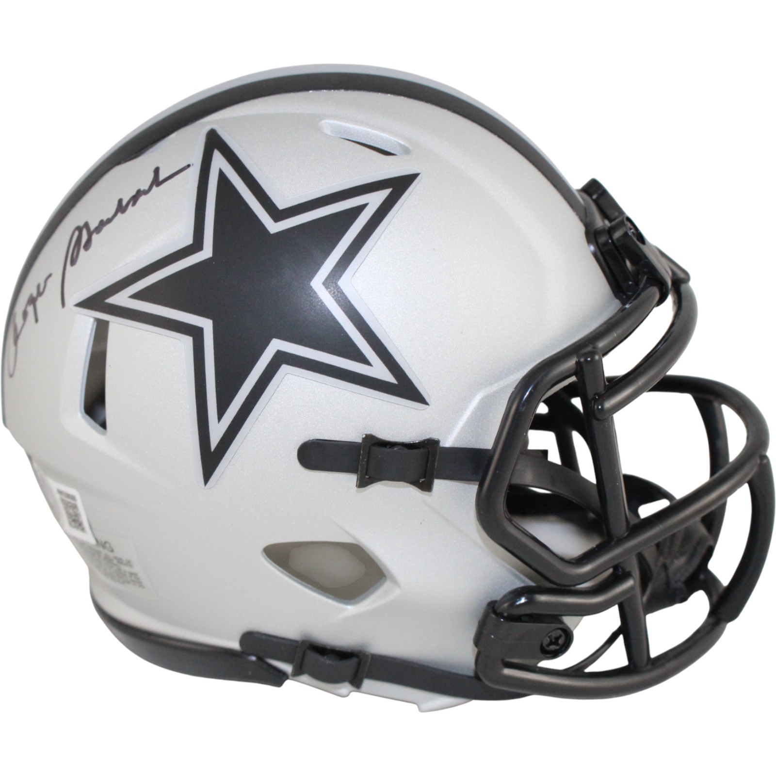 Roger Staubach Autographed Dallas Cowboys Mini Helmet Rave Beckett Witness 53207
