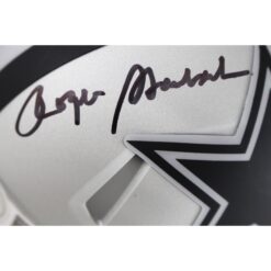 Roger Staubach Autographed Dallas Cowboys Mini Helmet Rave Beckett Witness 53207