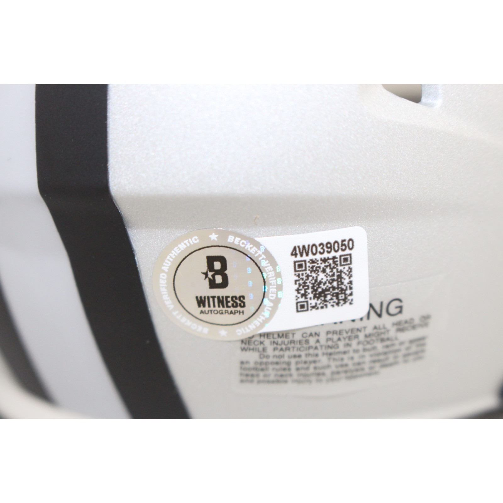 Roger Staubach Autographed Dallas Cowboys Mini Helmet Rave Beckett Witness 53207 4 Roger Staubach Autographed Dallas Cowboys Mini Helmet Rave Beckett Witness 53207