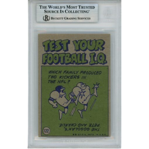 Roger Staubach Signed Dallas Cowboys 1972 Topps #200 HOF Card Beckett 47377