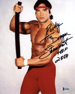 Ricky The Dragon Steamboat Autographed/Signed 8x10 Photo Beckett