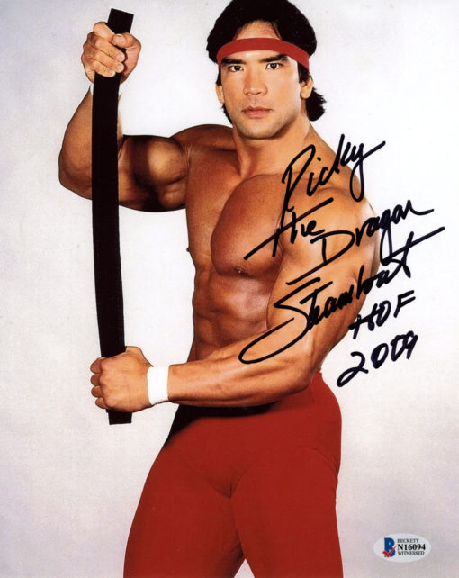 Ricky The Dragon Steamboat Autographed/Signed 8×10 Photo Beckett Denver Autographs