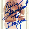 Ricky The Dragon Steamboat Autographed Topps Allen & Ginters Mini Card 24716