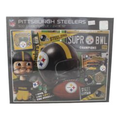 Pittsburgh Steelers 18"x24" YouTheFan 500 Piece Retro Series Puzzle