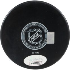 Pete Stemkowski Autographed Toronto Maple Leafs Logo Puck 67 SC Champs JSA 53995