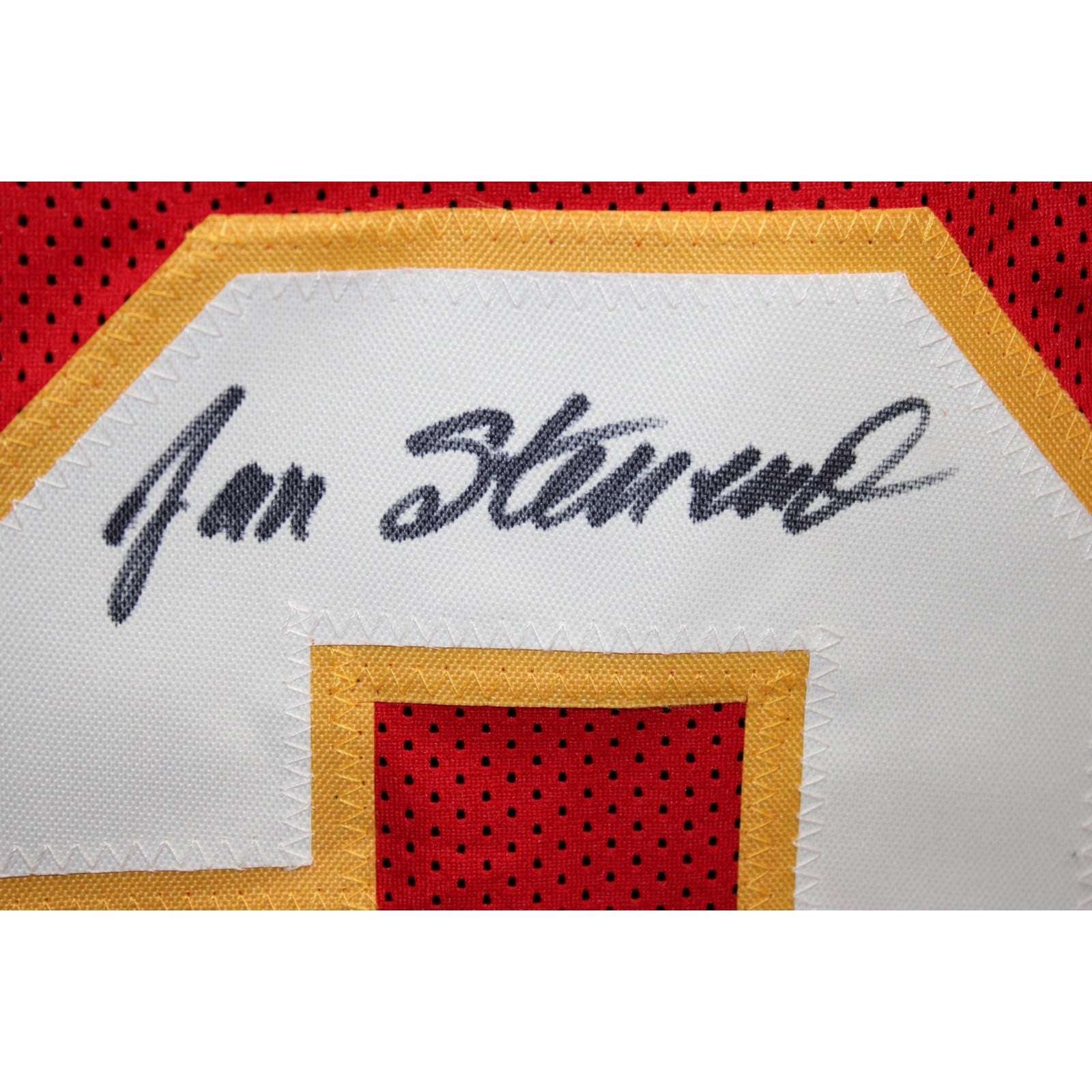 Jan Stenerud Autographed/Signed Pro Style Jersey Red Size XL HOF 91 TRI 58762 2 Jan Stenerud Autographed/Signed Pro Style Jersey Red Size XL HOF 91 TRI 58762