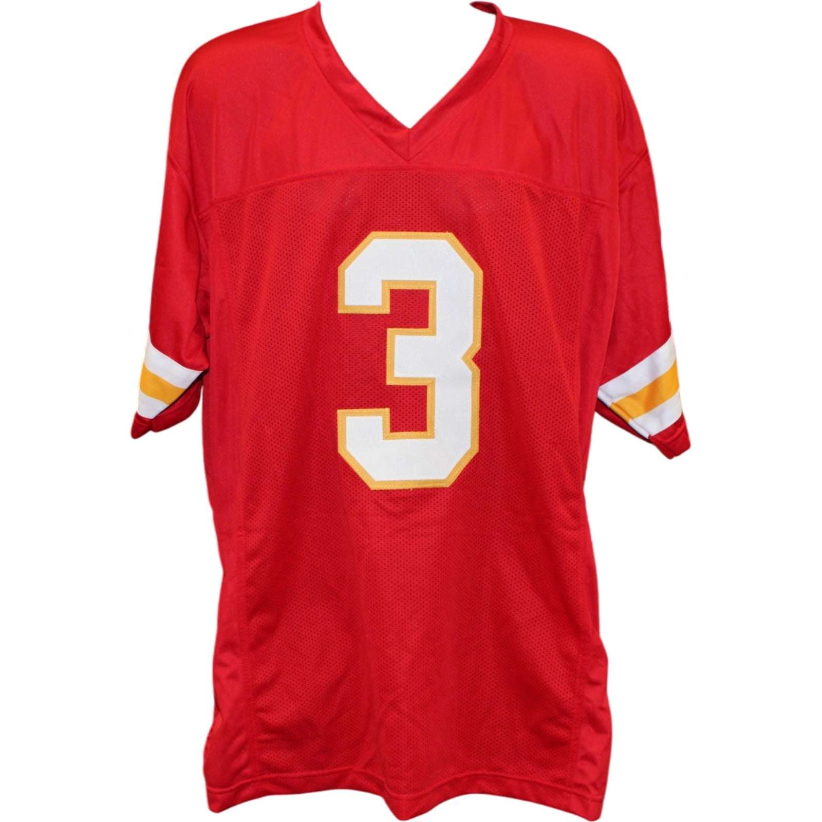 Jan Stenerud Autographed/Signed Pro Style Jersey Red Size XL HOF 91 TRI 58762 5 Jan Stenerud Autographed/Signed Pro Style Jersey Red Size XL HOF 91 TRI 58762