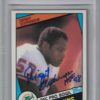 Dwight Stepehnson Signed Miami Dolphins 1984 Topps #129 Card BAS Slab 26034