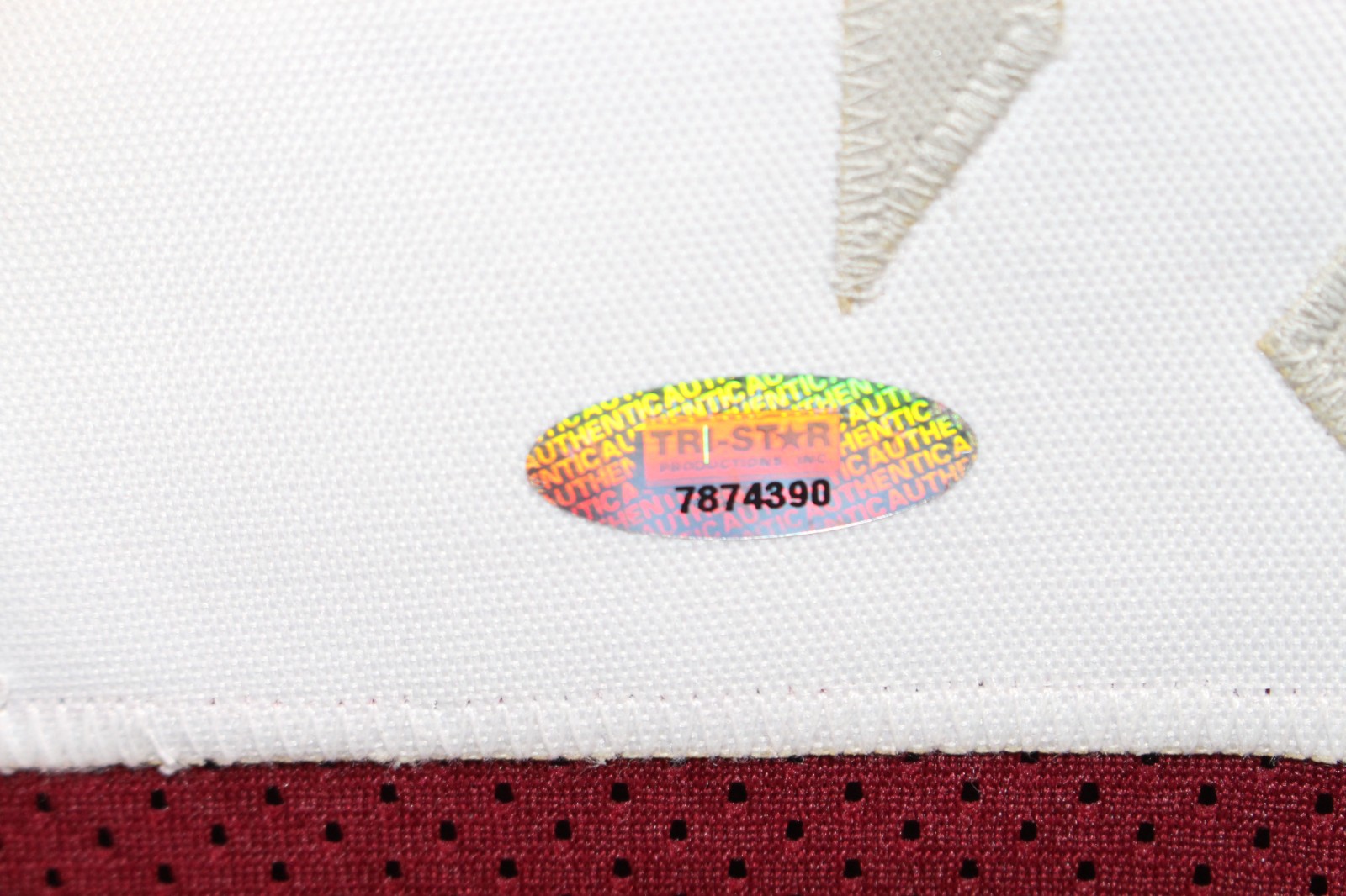 Jace Sternberger Autographed/Signed College Style Size XL Red Jersey TRI 59364 3 Jace Sternberger Autographed/Signed College Style Size XL Red Jersey TRI 59364