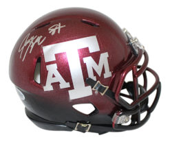 Jace Sternberger Autographed Texas A&M Aggies 2 Tone Mini Helmet JSA 25016